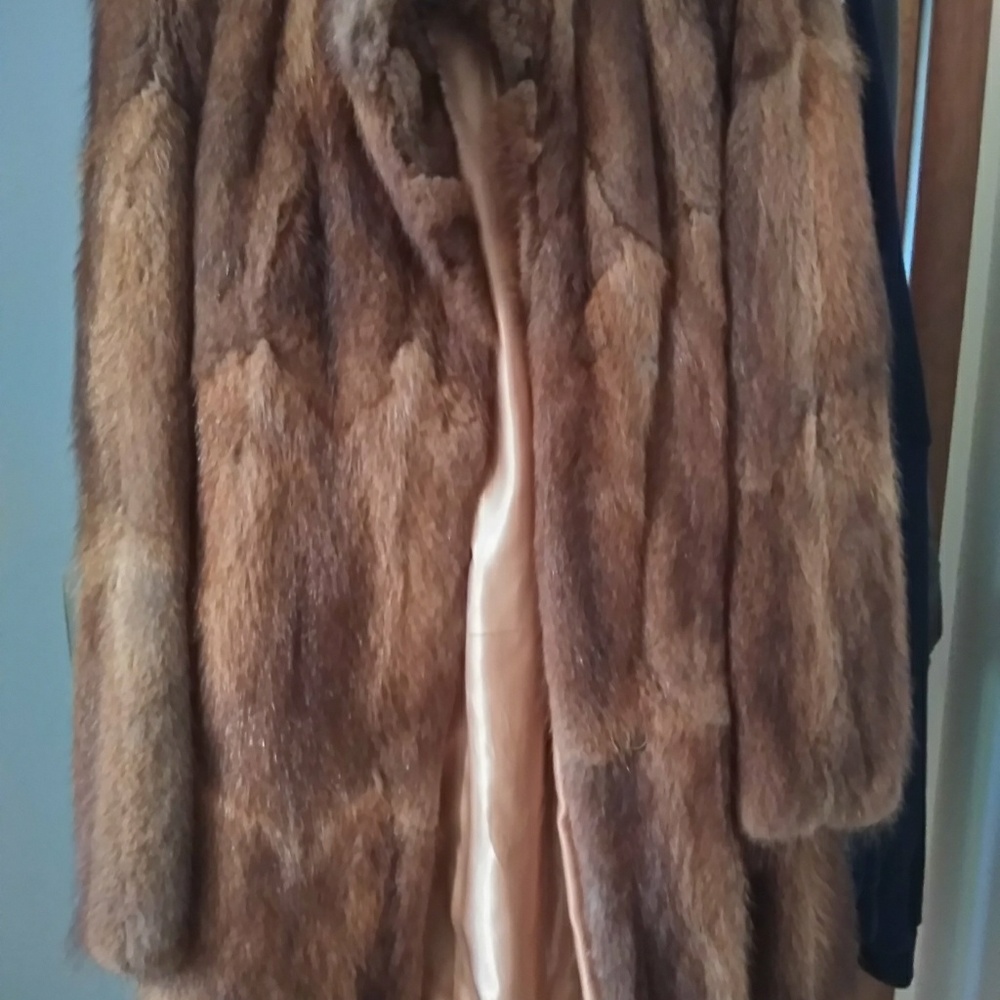 Vintage fur coat beaver